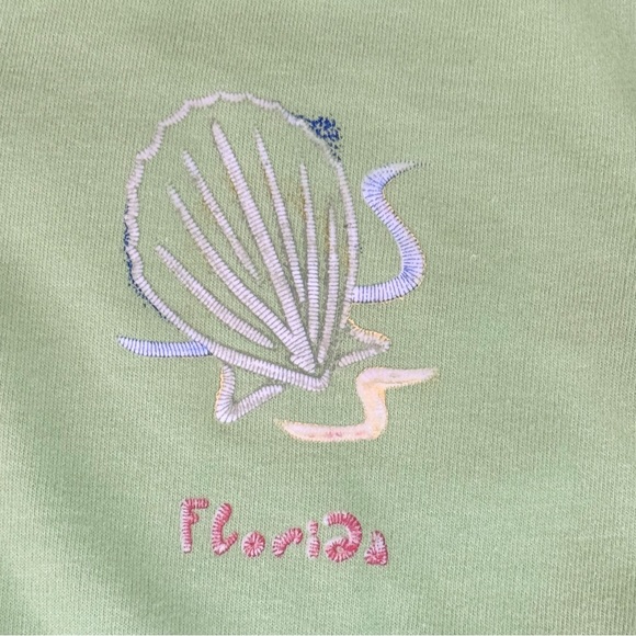 Florida Embroidered Green Zip-Up Hoodie (Medium) - Picture 8 of 13